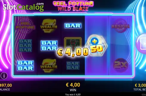 Οθόνη3. Reel Fortune Wild Blaze Κουλοχέρης 