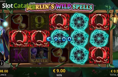 Οθόνη3. Merlin’s Wild Spells Κουλοχέρης 