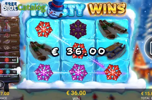 Οθόνη3. Frosty Wins Κουλοχέρης