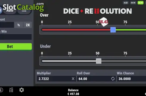 Οθόνη2. Dice Revolution Κουλοχέρης