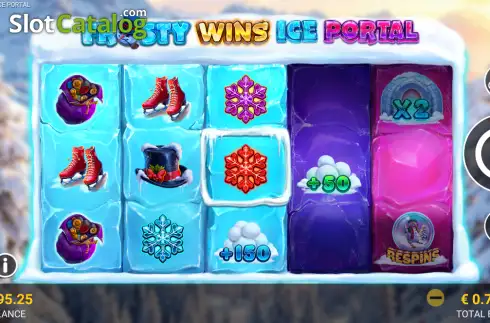 Οθόνη2. Frosty Wins: Ice Portal Κουλοχέρης