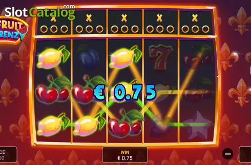 Οθόνη3. X-Fruit Frenzy Κουλοχέρης