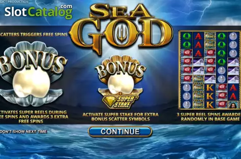 Οθόνη2. Sea God (Reflex Gaming) Κουλοχέρης