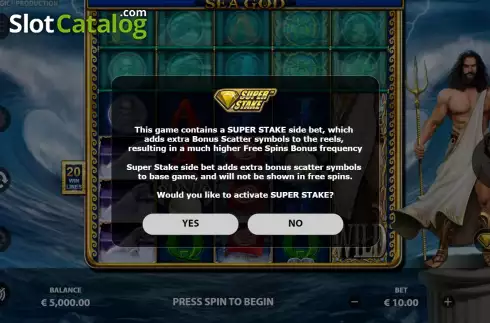 Οθόνη3. Sea God (Reflex Gaming) Κουλοχέρης
