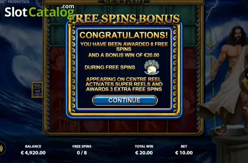 Οθόνη6. Sea God (Reflex Gaming) Κουλοχέρης