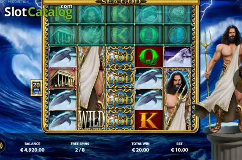 Οθόνη7. Sea God (Reflex Gaming) Κουλοχέρης