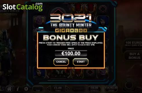 Οθόνη7. 3021 The Bounty Hunter Gigablox Κουλοχέρης 