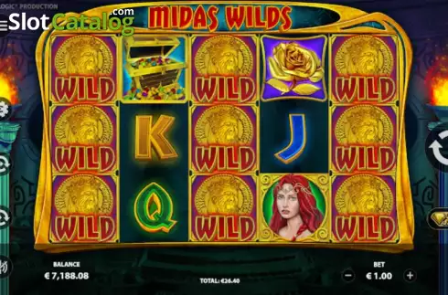Οθόνη3. Midas Wilds Κουλοχέρης 