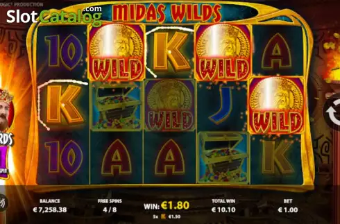 Οθόνη4. Midas Wilds Κουλοχέρης 
