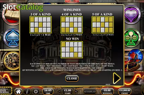 Οθόνη8. Time Machine (Reflex Gaming) Κουλοχέρης