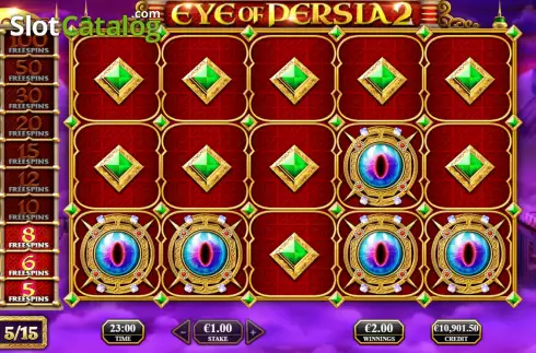 Οθόνη8. Eye of Persia 2 Κουλοχέρης