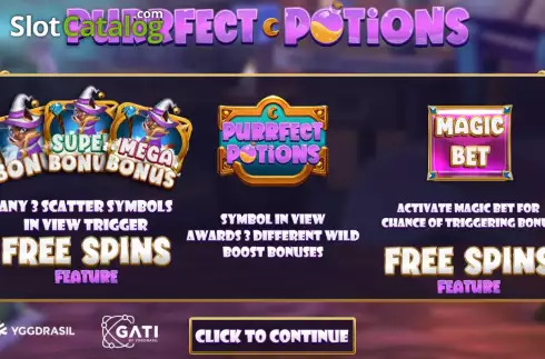 Οθόνη2. Purrfect Potions Κουλοχέρης