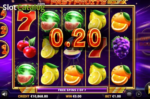 Οθόνη7. Fast Fruits DoubleMax Κουλοχέρης