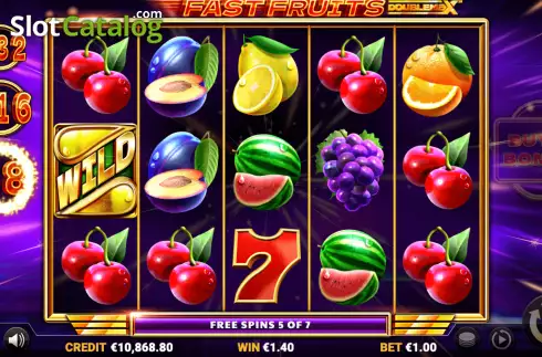 Οθόνη8. Fast Fruits DoubleMax Κουλοχέρης