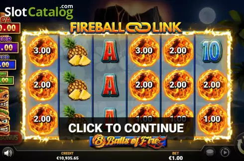 Οθόνη7. 8 Balls of Fire Κουλοχέρης