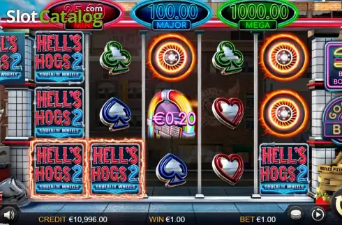 Οθόνη3. Hells Hogs 2 – Squealin’ Wheels Κουλοχέρης