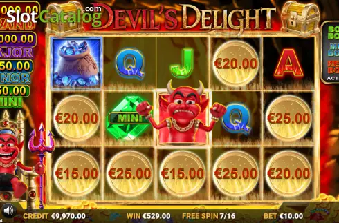Οθόνη3. Devil's Delight (Reflex Gaming) Κουλοχέρης