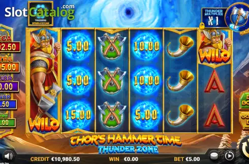 Οθόνη2. Thor's Hammer Time Thunder Zone Κουλοχέρης