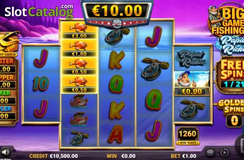 Οθόνη3. Big Game Fishing Rapid Riches Κουλοχέρης