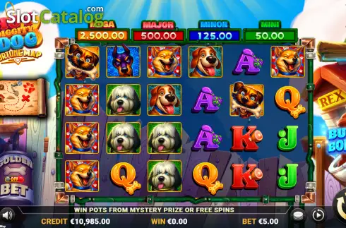 Οθόνη2. Hot Diggity Dog Fortune Map Κουλοχέρης 