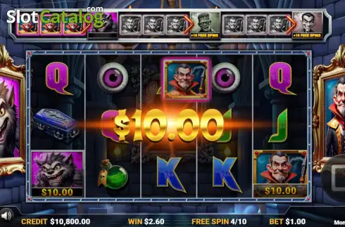 Οθόνη3. Monster Money (Reflex Gaming) Κουλοχέρης