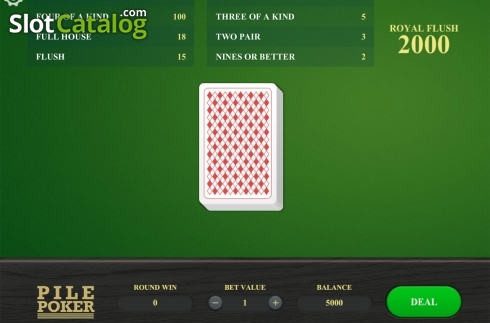 Οθόνη2. Pile Poker Κουλοχέρης