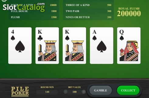 Οθόνη3. Pile Poker Κουλοχέρης