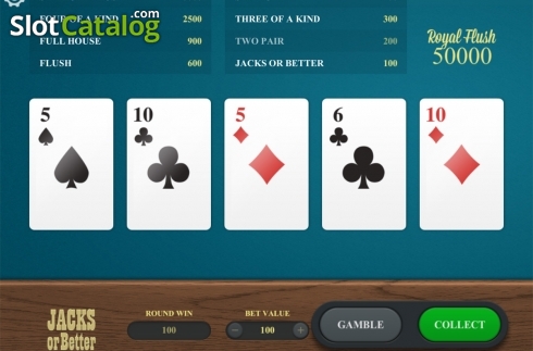 Οθόνη3. Jacks or Better (Relax Gaming) Κουλοχέρης