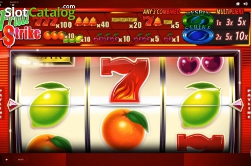 Οθόνη2. Fruit Strike (Max Win Gaming) Κουλοχέρης