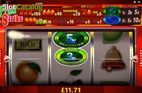 Οθόνη4. Fruit Strike (Max Win Gaming) Κουλοχέρης