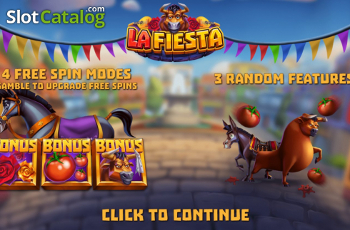 Οθόνη2. La Fiesta (Relax Gaming) Κουλοχέρης 