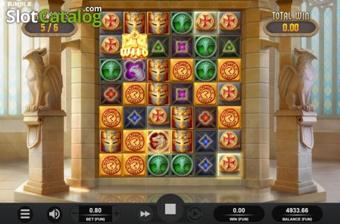 Οθόνη9. Templar Tumble Κουλοχέρης