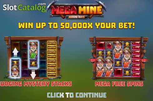 Οθόνη2. Mega Mine Nudging Ways Κουλοχέρης 
