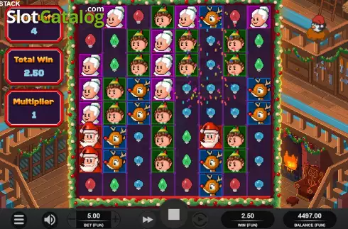 Οθόνη8. Santa's Stack Κουλοχέρης