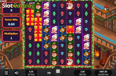Οθόνη9. Santa's Stack Κουλοχέρης