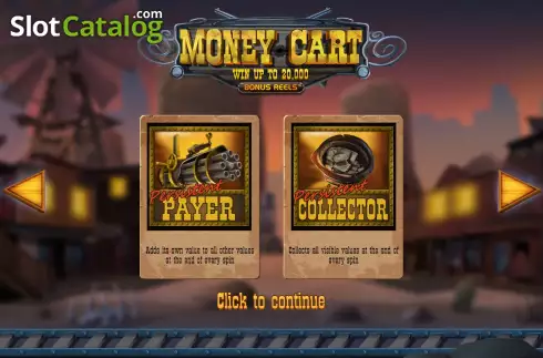 Οθόνη2. Money Cart Bonus Reels Κουλοχέρης