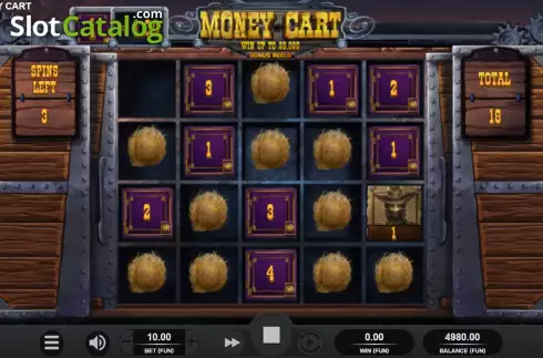 Οθόνη8. Money Cart Bonus Reels Κουλοχέρης
