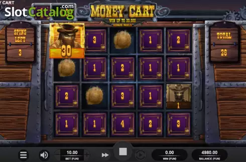 Οθόνη9. Money Cart Bonus Reels Κουλοχέρης