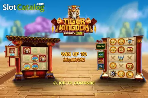 Οθόνη2. Tiger Kingdom Infinity Reels Κουλοχέρης
