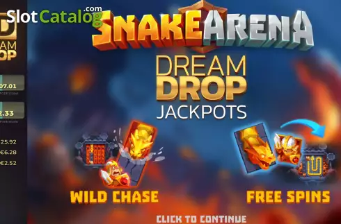 Οθόνη4. Snake Arena Dream Drop Κουλοχέρης