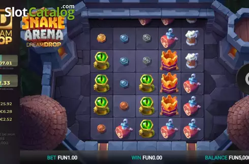 Οθόνη5. Snake Arena Dream Drop Κουλοχέρης