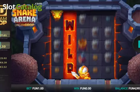 Οθόνη6. Snake Arena Dream Drop Κουλοχέρης