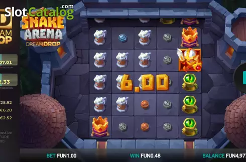 Οθόνη8. Snake Arena Dream Drop Κουλοχέρης