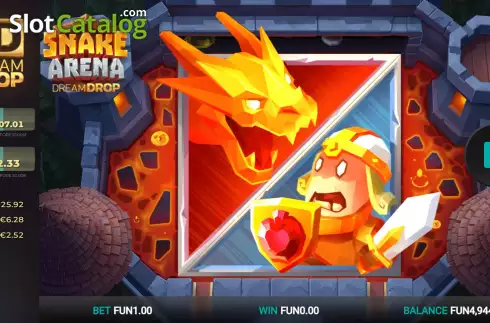 Οθόνη9. Snake Arena Dream Drop Κουλοχέρης