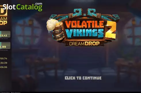 Οθόνη2. Volatile Vikings 2 Dream Drop Κουλοχέρης