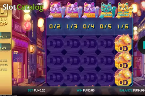 Οθόνη9. Neko Night Dream Drop Κουλοχέρης