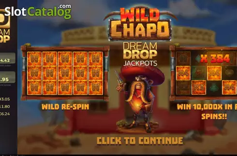 Οθόνη2. Wild Chapo Dream Drop Κουλοχέρης