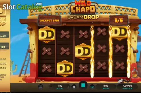 Οθόνη9. Wild Chapo Dream Drop Κουλοχέρης