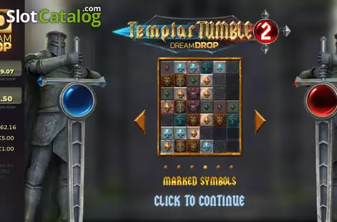 Οθόνη2. Templar Tumble 2 Dream Drop Κουλοχέρης