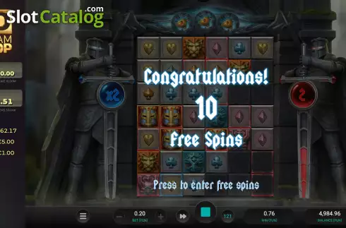 Οθόνη7. Templar Tumble 2 Dream Drop Κουλοχέρης